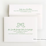 "Stork Crest" - Baby Shower Thank You Cards in Lawn by mo kelley - FREE Recipient Addressing