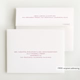 "Friendly Flowers" - Baby Shower Thank You Cards in Blush by Ani Somi - FREE Recipient Addressing