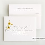 "Briar" - Baby Shower Thank You Cards in Sunshine by Kate Ahn - FREE Recipient Addressing