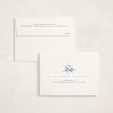 "Dreamy Toile" - Baby Shower Thank You Cards in Blueberry by Teju Reval - FREE Recipient Addressing