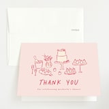 "atherina" - Baby Shower Thank You Cards in Creme by chocomocacino - Front