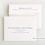 "Modernne" - Baby Shower Thank You Cards in Powder by Carolyn MacLaren - FREE Recipient Addressing