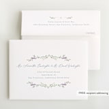 "Vintage Whimsy" - Baby Shower Thank You Cards in Bluebell by Corinne Malesic - FREE Recipient Addressing