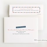 "Disney's Dumbo Stork Baby on the Way" - Baby Shower Thank You Cards in Navy by Claudia Orengo - FREE Recipient Addressing