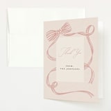 "Neddy" - Baby Shower Thank You Cards in Petal by Carrie ONeal - Front