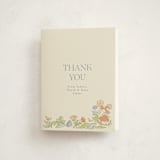 "Vintage magic town" - Baby Shower Thank You Cards in Vanilla by Sabrin Deirani - Front