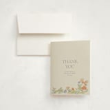 "Vintage magic town" - Baby Shower Thank You Cards in Vanilla by Sabrin Deirani - Card with Envelope