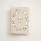 "Twinkle Bunny" - Baby Shower Thank You Cards in Sand by Hannah Williams - Front