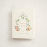 "Petite greenhouse" - Baby Shower Thank You Cards in Strawberry by Jennifer Wick - Front