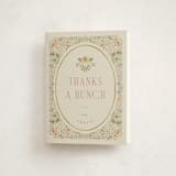 "Vintage Butterfly" - Baby Shower Thank You Cards in Moss by Joanna Griffin - Front