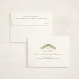 "Vintage Butterfly" - Baby Shower Thank You Cards in Moss by Joanna Griffin - FREE Recipient Addressing