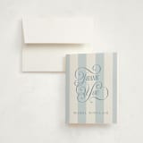 "Oh Boy!" - Baby Shower Thank You Cards in Bluebonnet by Laura Hankins - Card with Envelope
