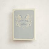 "Pastel Baby  Blooms" - Baby Shower Thank You Cards in Bluebird by Peony Rose Design - Front