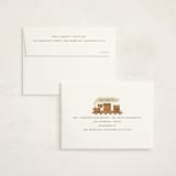 "Choo Choo Train" - Baby Shower Thank You Cards in Slate by Adelyn T. - FREE Recipient Addressing