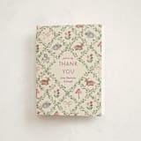 "Trellis" - Baby Shower Thank You Cards in Mulberry by Sarah Knight - Front