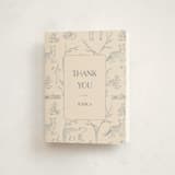 "Forest Toile" - Baby Shower Thank You Cards in Bamboo by Teju Reval - Front