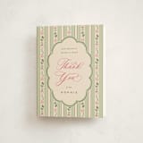 "Very Berry" - Baby Shower Thank You Cards in Berry by letterfix - Front
