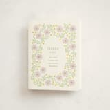 "Blooming Baby Frame" - Baby Shower Thank You Cards in Daisy by Baumbirdy - Front