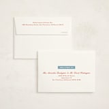 "Rookie Season" - Baby Shower Thank You Cards in Cherry by Paper Raven Co. - FREE Recipient Addressing
