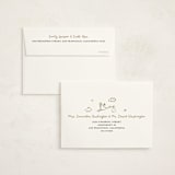 "Bundle of Joy Sketches" - Baby Shower Thank You Cards in Onyx by Cass Loh - FREE Recipient Addressing