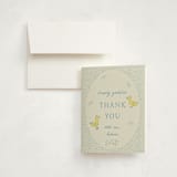 "Sweet Peeps" - Baby Shower Thank You Cards in Robin’s Egg by Sarah Rosenthal - Card with Envelope