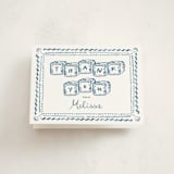 "Letter Box" - Baby Shower Thank You Cards in Baby Blue by Claudia Orengo - Front