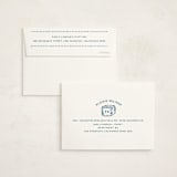 "Letter Box" - Baby Shower Thank You Cards in Baby Blue by Claudia Orengo - FREE Recipient Addressing