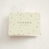 "tiny bold sprinkles" - Baby Shower Thank You Cards in Cream by Ellen Schlegelmilch - Front