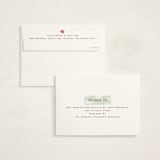 "tippaleipä" - Baby Shower Thank You Cards in Mint by chocomocacino - FREE Recipient Addressing