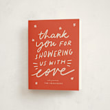 "Sprinkle Love And Joy" - Baby Shower Thank You Cards in Sorbet by Abbigail Lim - Front