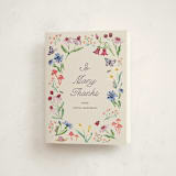 "Blooming Garden" - Baby Shower Thank You Cards in Citrus by Pati Cascino - Front