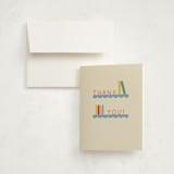 "Baby Shelfie" - Baby Shower Thank You Cards in Classic Library by Julia Starr - Card with Envelope