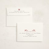 "Bonjour Bebe" - Baby Shower Thank You Cards in Peony by Itsy Belle Studio - FREE Recipient Addressing