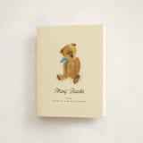 "Vintage Teddy" - Baby Shower Thank You Cards in Glacier by Kimberly Morgan - Front