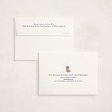 "Pinstripe" - Baby Shower Thank You Cards in Cloud by Sarah Knight - FREE Recipient Addressing