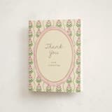 "Botanical maximalism" - Baby Shower Thank You Cards in Poppy by Creo Study - Front