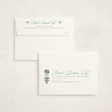 "Tiny Topiary" - Baby Shower Thank You Cards in Aquamarine by Jackie Crawford - FREE Recipient Addressing