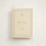"Precious" - Baby Shower Thank You Cards in Mint by Tina Faselli - Front