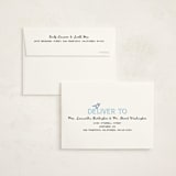 "Nautical doodles" - Baby Shower Thank You Cards in Denim by Cass Loh - FREE Recipient Addressing