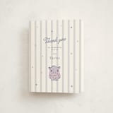 "baby hippo" - Baby Shower Thank You Cards in Twilight Frost by Cass Loh - Front