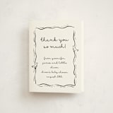 "Okarche" - Baby Shower Thank You Cards in Cotton by Deynaaz Daraei - Front