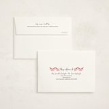 "Wavy Frame Fun" - Baby Shower Thank You Cards in Watermelon by Ro Pacifico - FREE Recipient Addressing