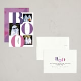 "Bold Boo" - Halloween Cards in Plum by Itsy Belle Studio - Assembled