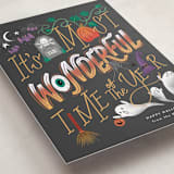 "Wonderful Time of the Year" - Halloween Cards in Cauldron by Jackie Crawford - Detail