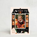 "Ghost House" - Halloween Cards in Pumpkin by Grae - Front
