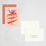 "Wishing you good spirits | Halloween" - Halloween Cards in Peach by Jenny Alvarado - Assembled