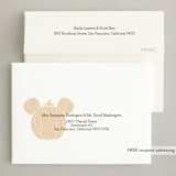 "Disney's Mickey Mouse Halloween Pumpkin" - Halloween Cards in Cream by Susan Varghese - FREE Recipient Addressing