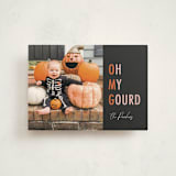 "Oh My Gourd" - Halloween Cards in Pumpkin by Dawn Pope - Front