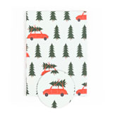 "5-Sheet Essential Wrap" - Essential Gift Wrap in Cinnamon by Joyce Pinheiro - Front