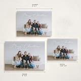 "Charming Script" - Holiday Cards in Frost by Erica Krystek - Formats Available